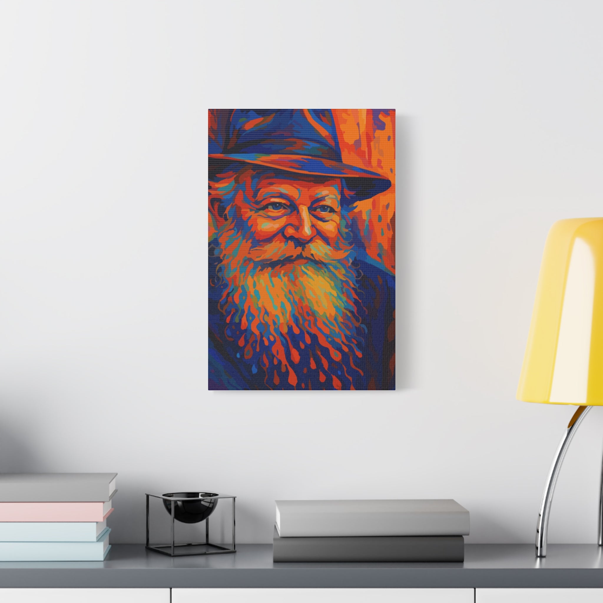 My Rebbe - Colorful Portrait Canvas Print