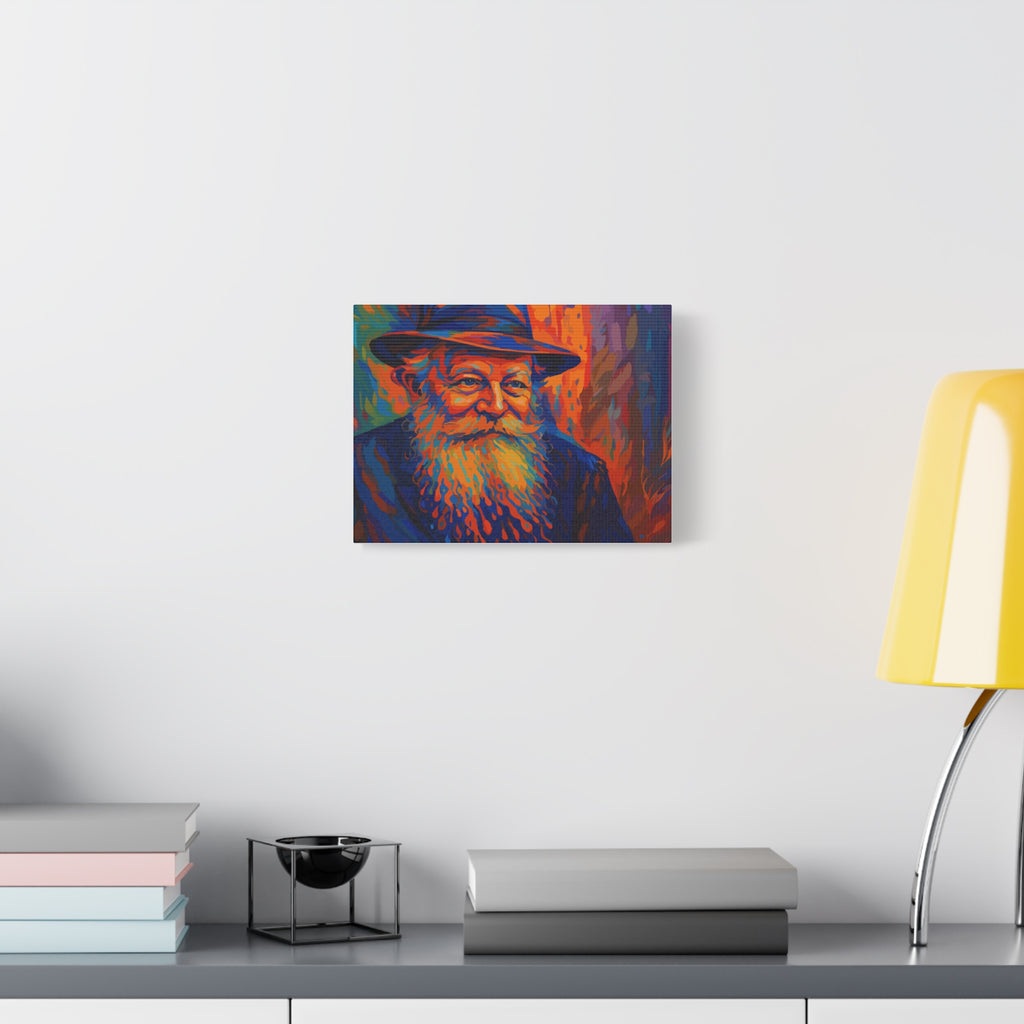 My Rebbe - Colorful Portrait Canvas Print