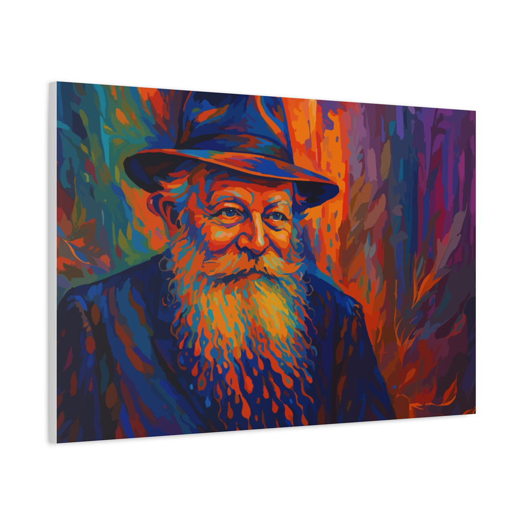 My Rebbe - Colorful Portrait Canvas Print