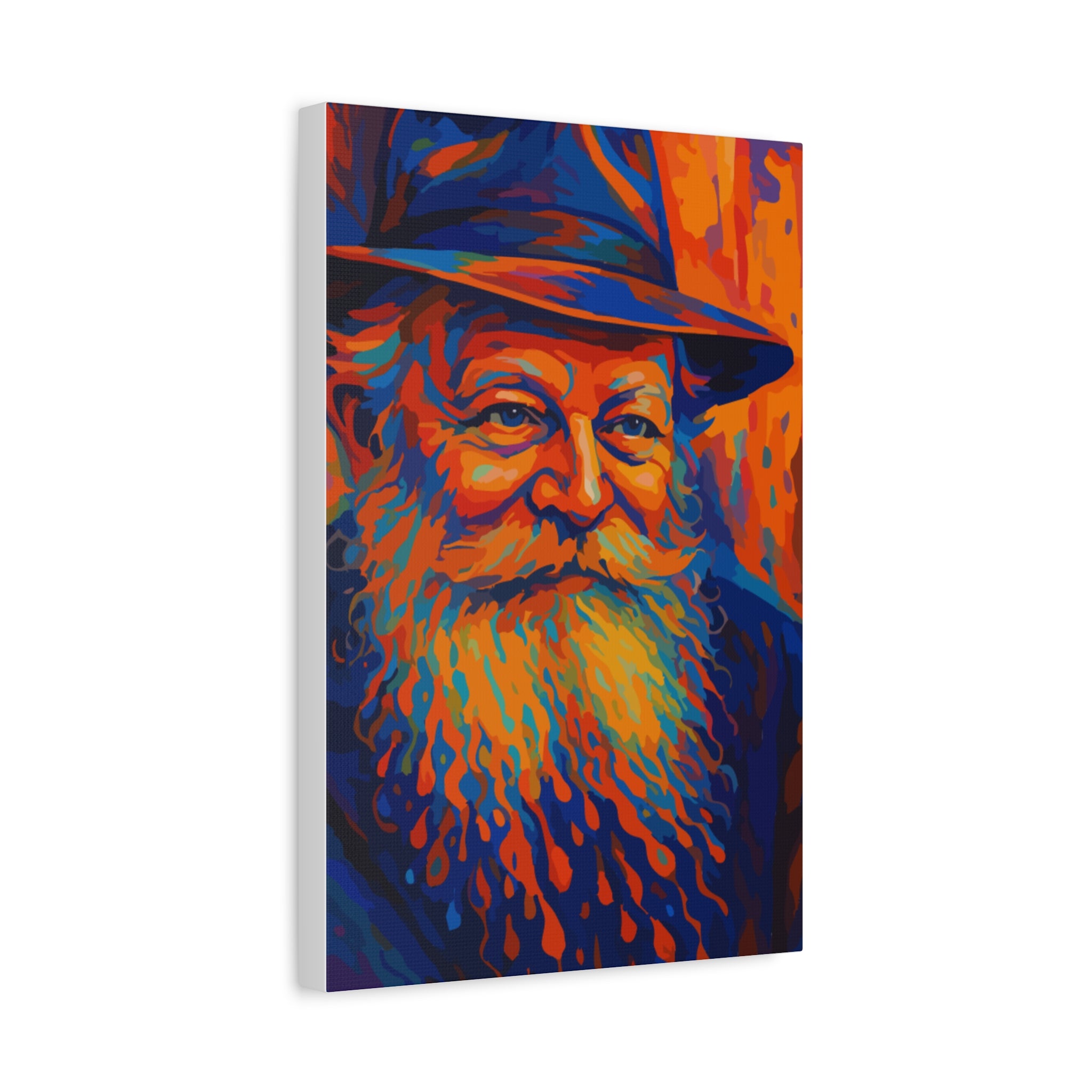My Rebbe - Colorful Portrait Canvas Print