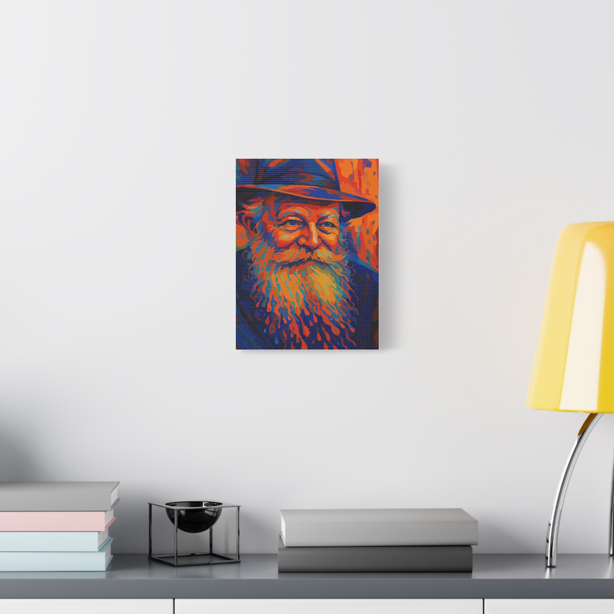 My Rebbe - Colorful Portrait Canvas Print