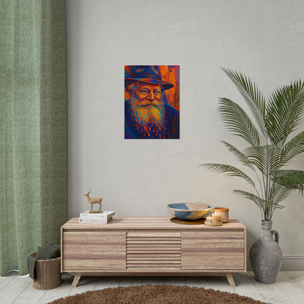 My Rebbe – Vibrant Rolled Art Print | BeShvilo Collection