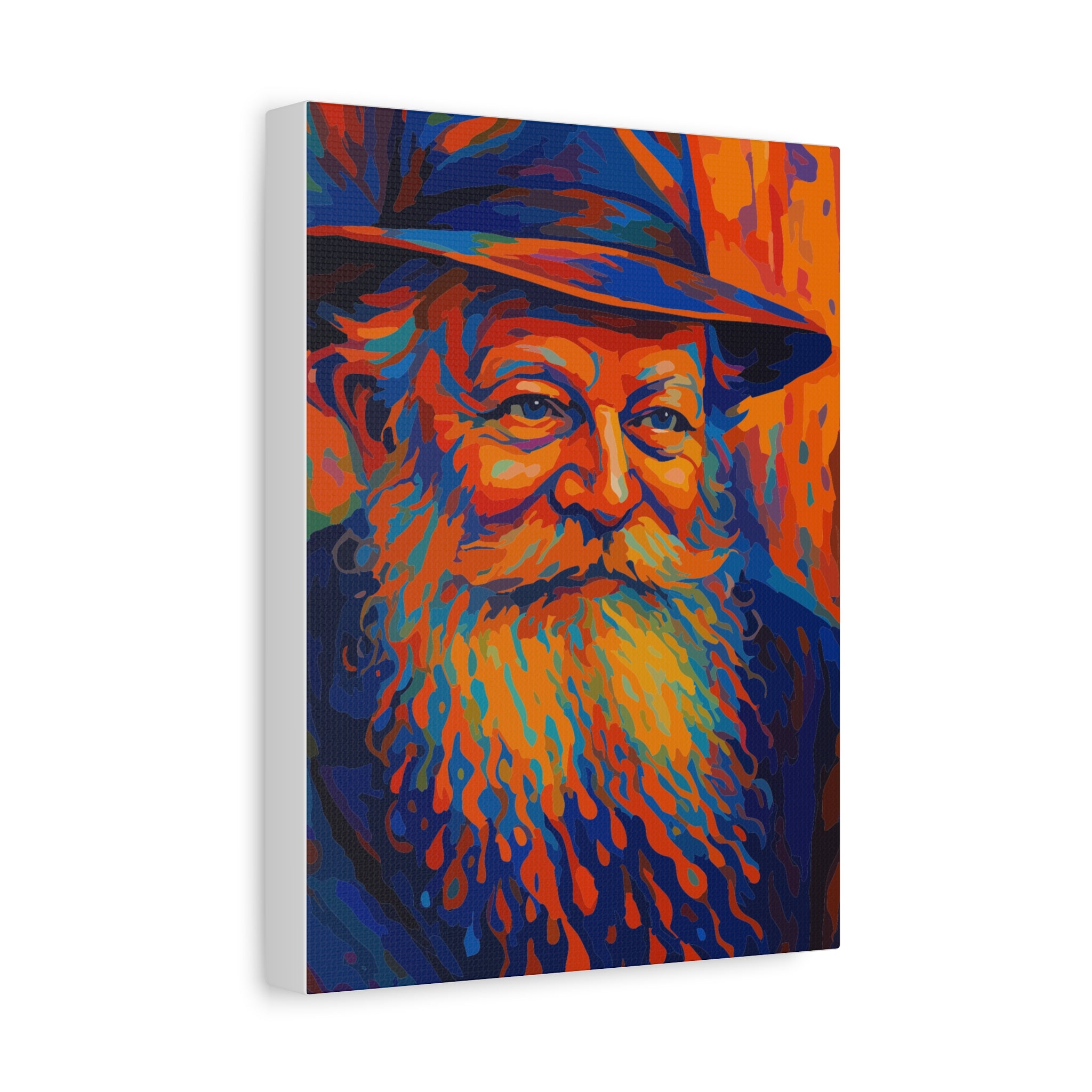 My Rebbe - Colorful Portrait Canvas Print