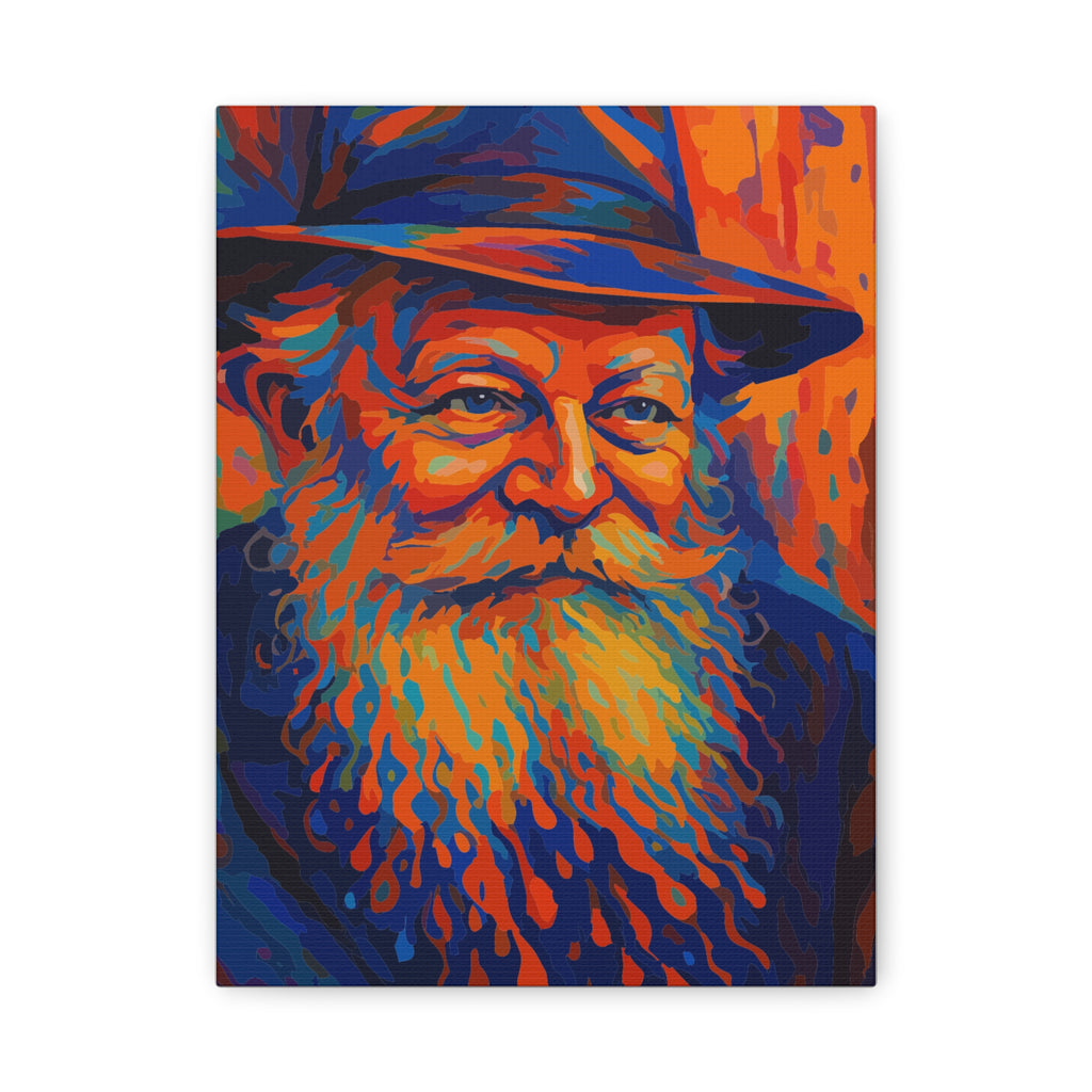 My Rebbe - Colorful Portrait Canvas Print