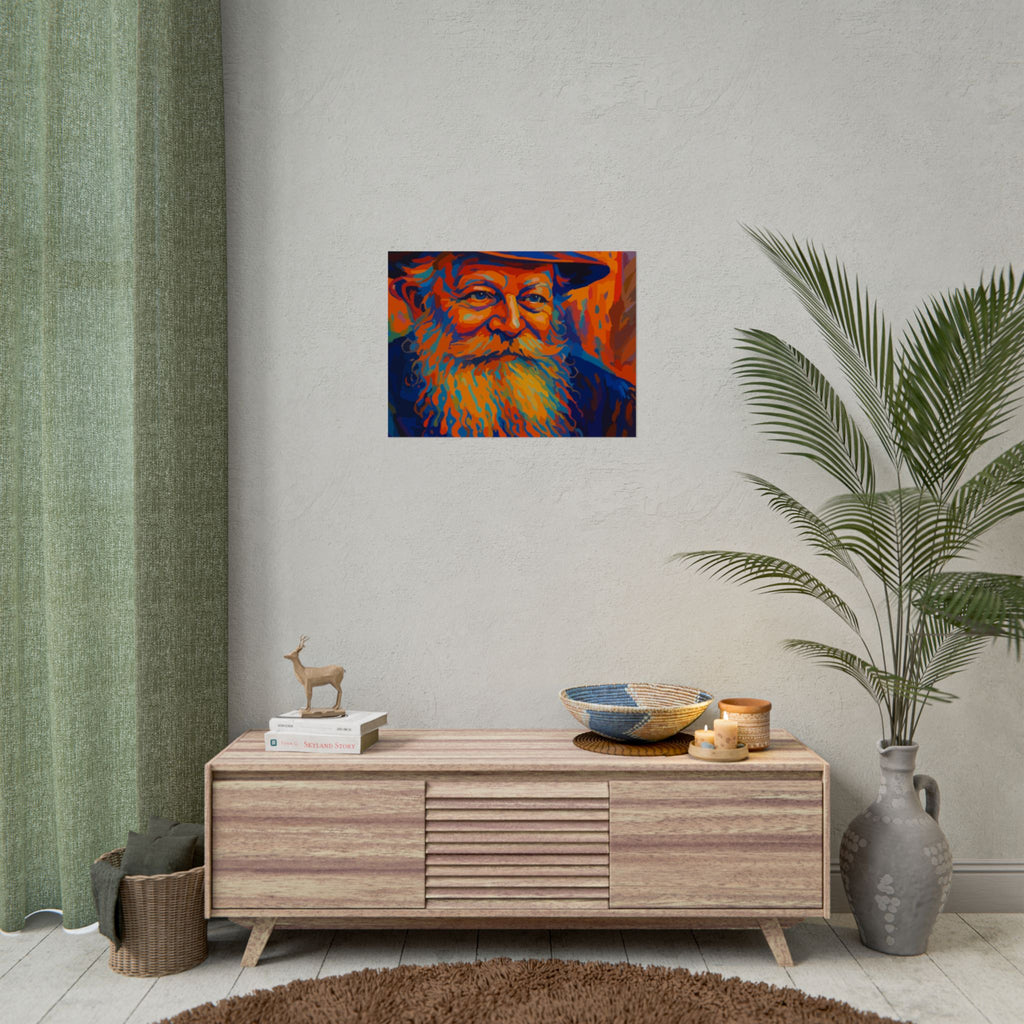 My Rebbe – Vibrant Rolled Art Print | BeShvilo Collection