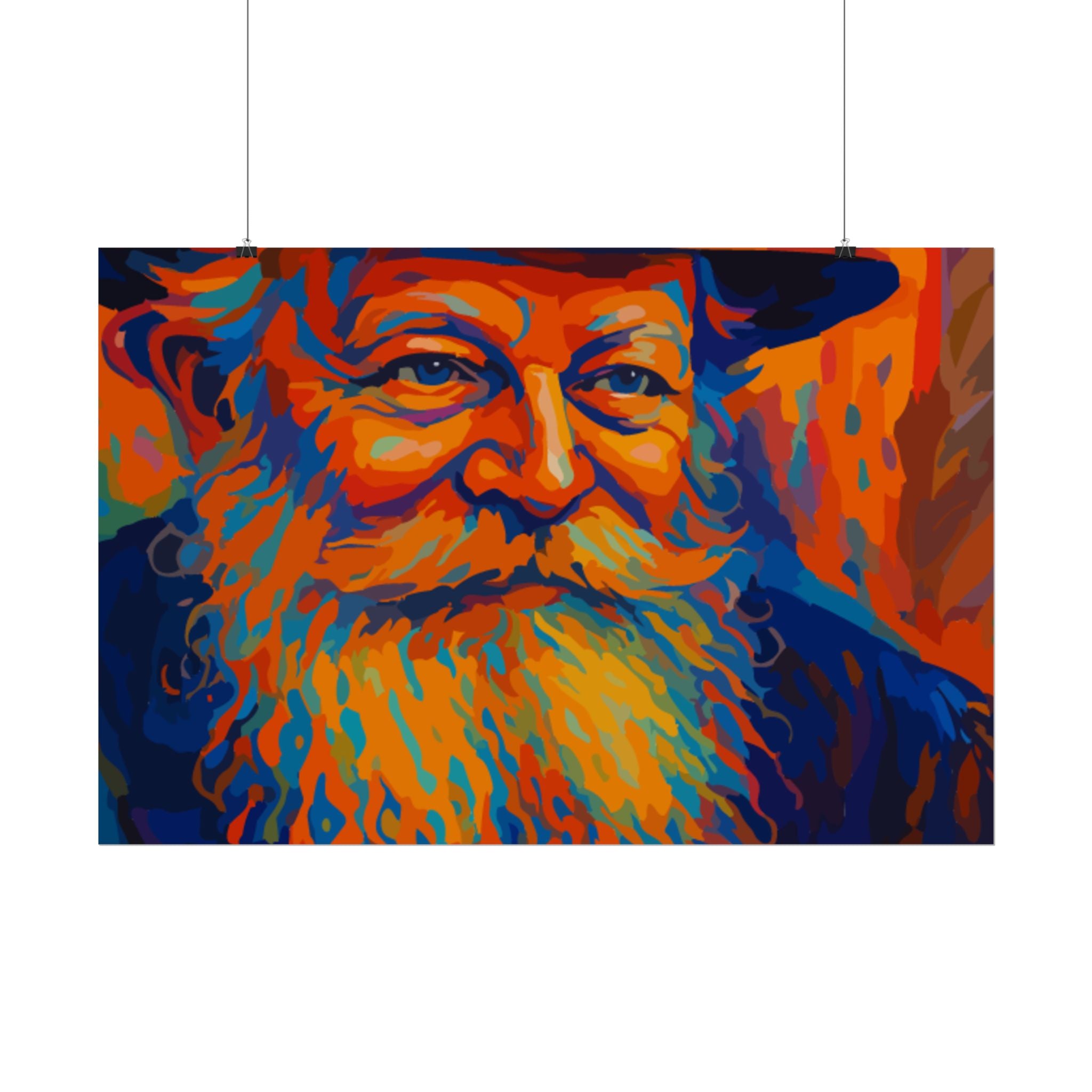 My Rebbe – Vibrant Rolled Art Print | BeShvilo Collection