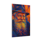 My Rebbe Canvas Art Print | Vibrant Lubavitcher Rebbe Wall Décor by BeShvilo