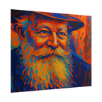 My Rebbe vibrant Jewish wall art displayed in modern home interior – BeShvilo
