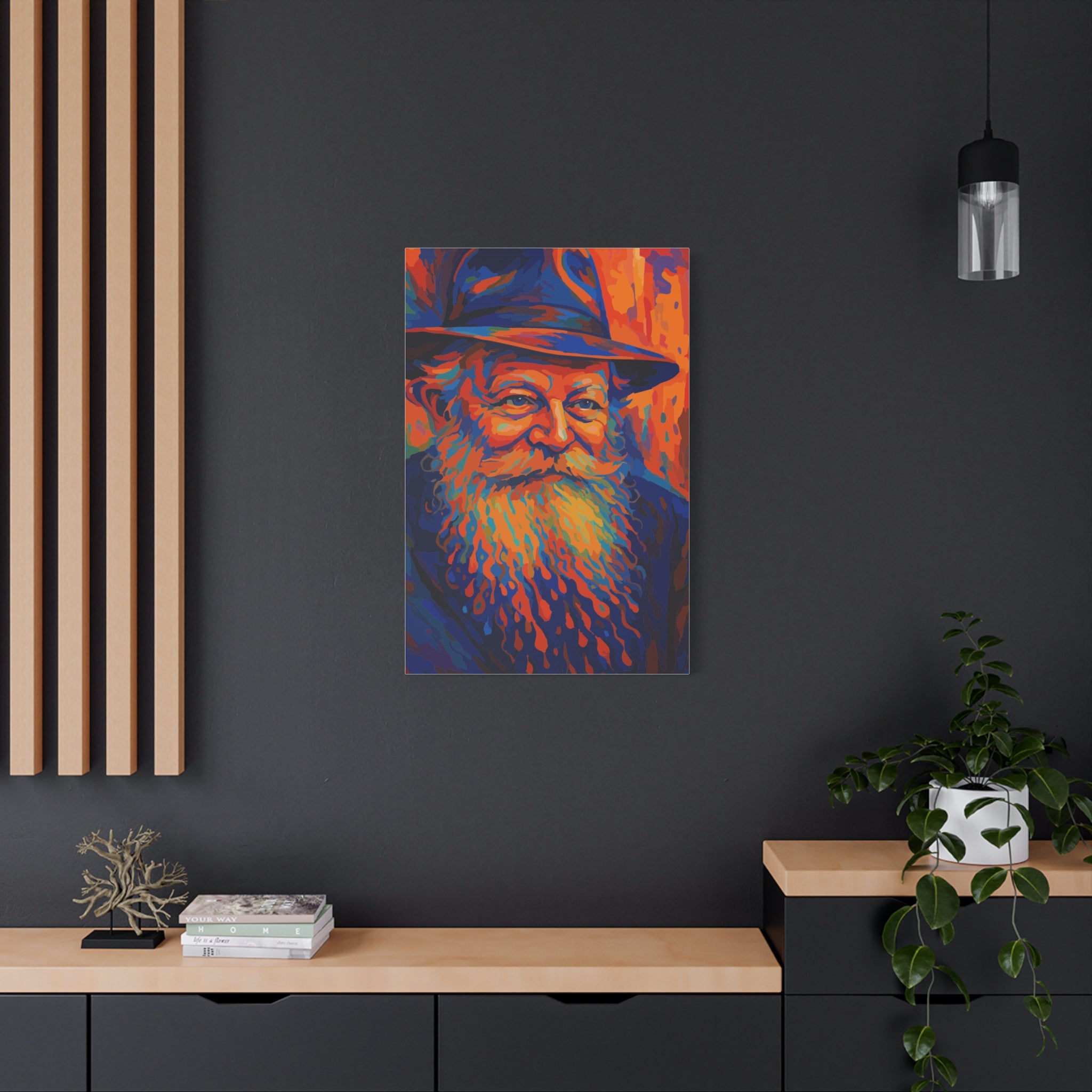 My Rebbe – Vibrant Canvas Art Print | BeShvilo Collection