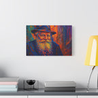 My Rebbe Canvas Art Print | Vibrant Lubavitcher Rebbe Wall Décor by BeShvilo