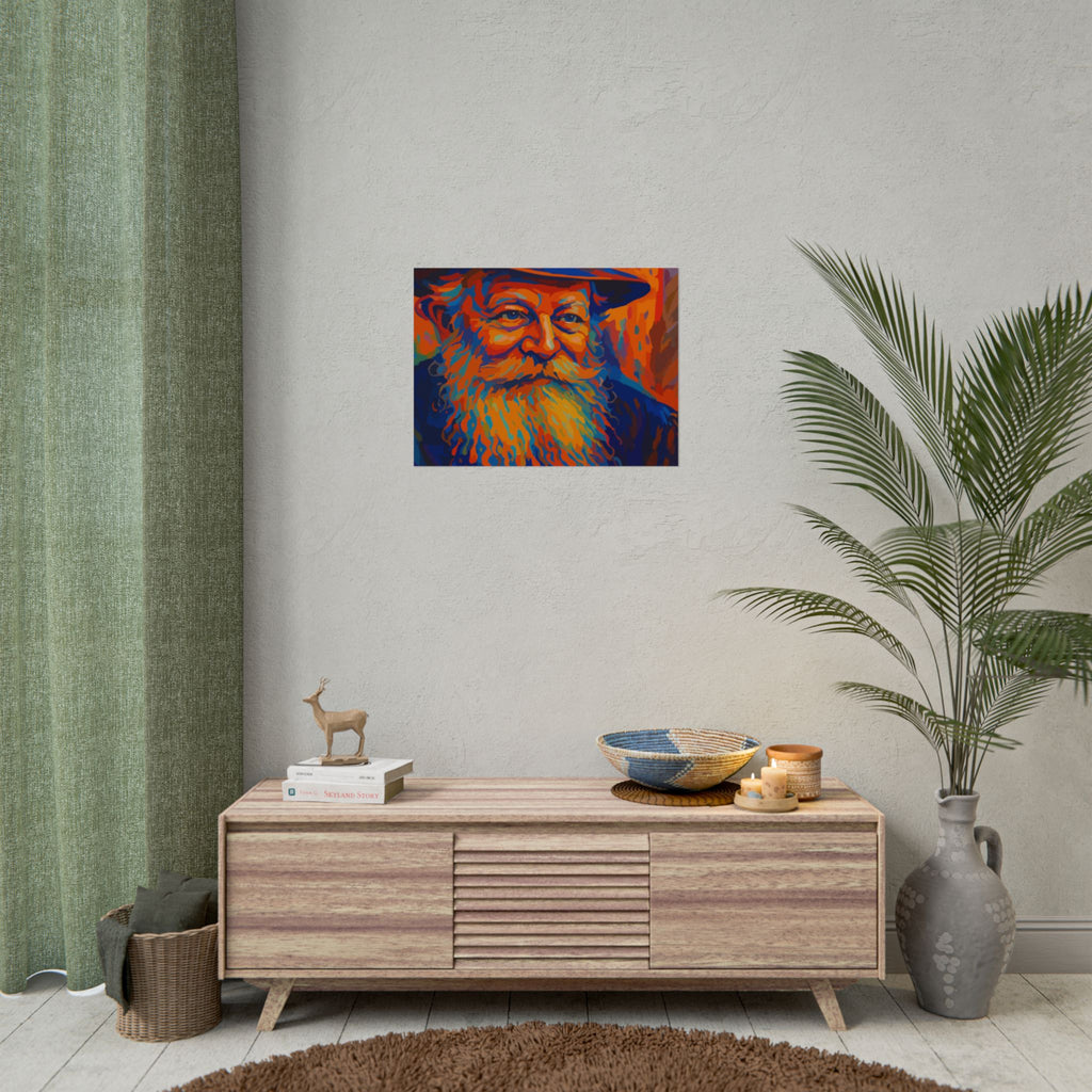 My Rebbe – Vibrant Rolled Art Print | BeShvilo Collection