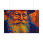 My Rebbe Canvas Art Print | Vibrant Lubavitcher Rebbe Wall Décor by BeShvilo