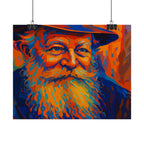 My Rebbe Canvas Art Print | Vibrant Lubavitcher Rebbe Wall Décor by BeShvilo