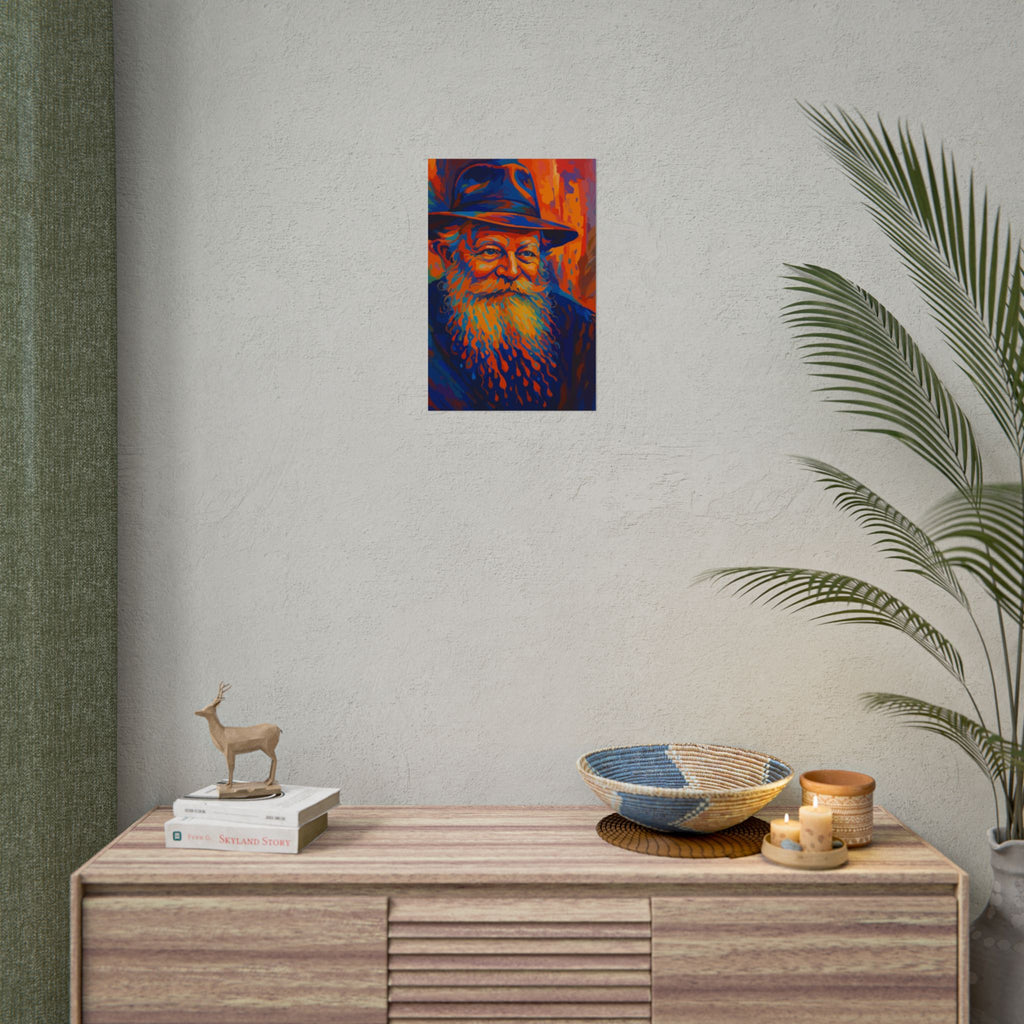 My Rebbe – Vibrant Rolled Art Print | BeShvilo Collection