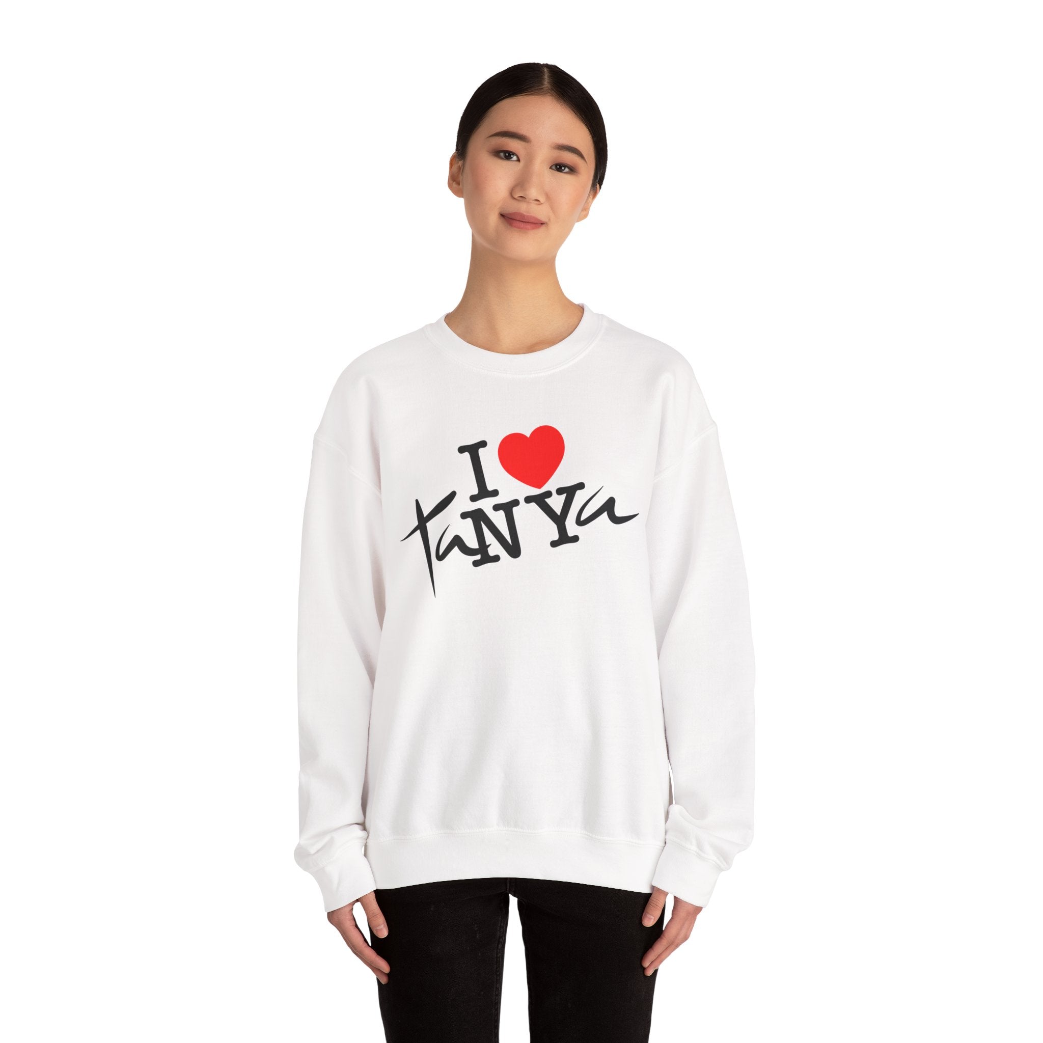 I Love Tanya - Unisex Heavy Blend™ Crewneck Sweatshirt