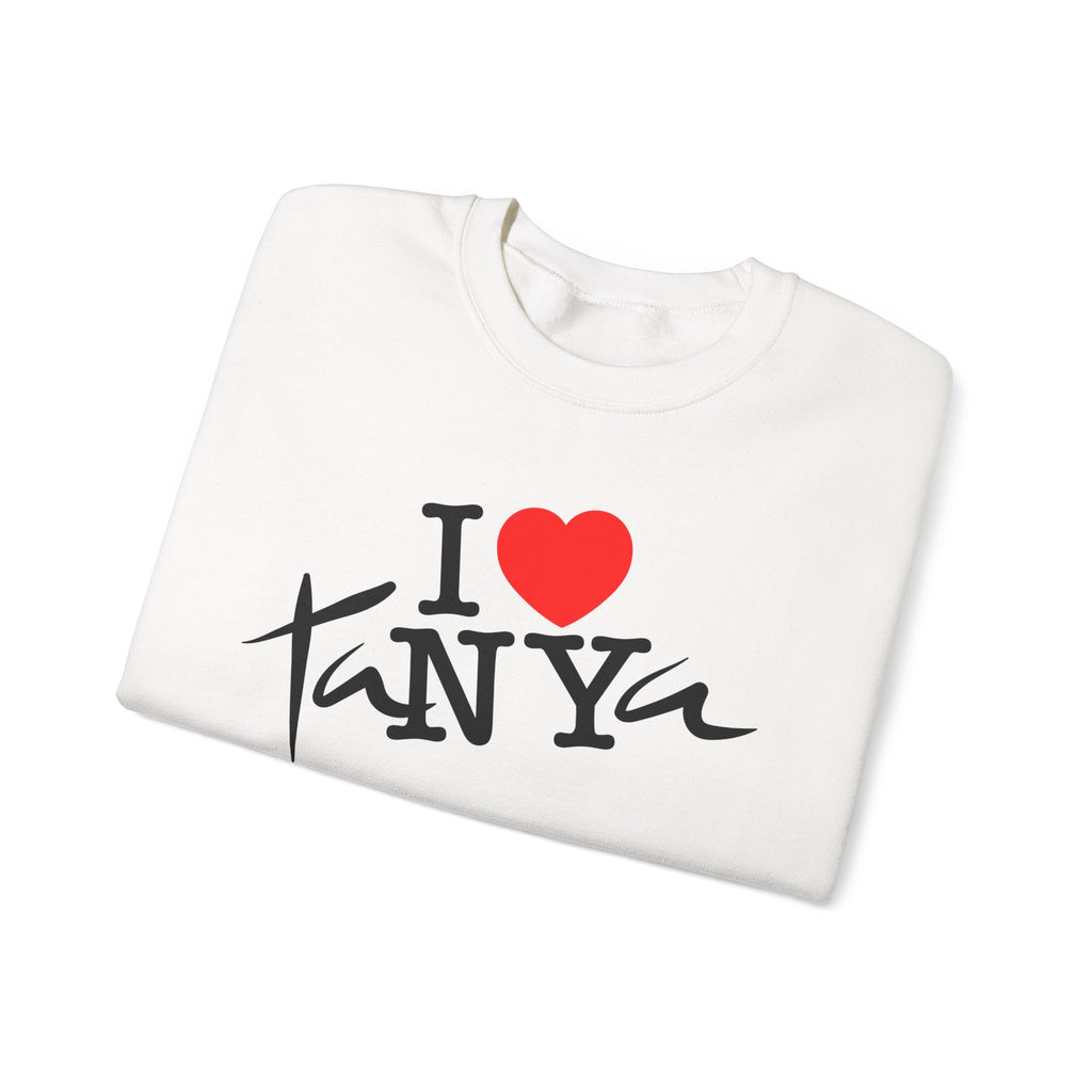 I Love Tanya - Unisex Heavy Blend™ Crewneck Sweatshirt