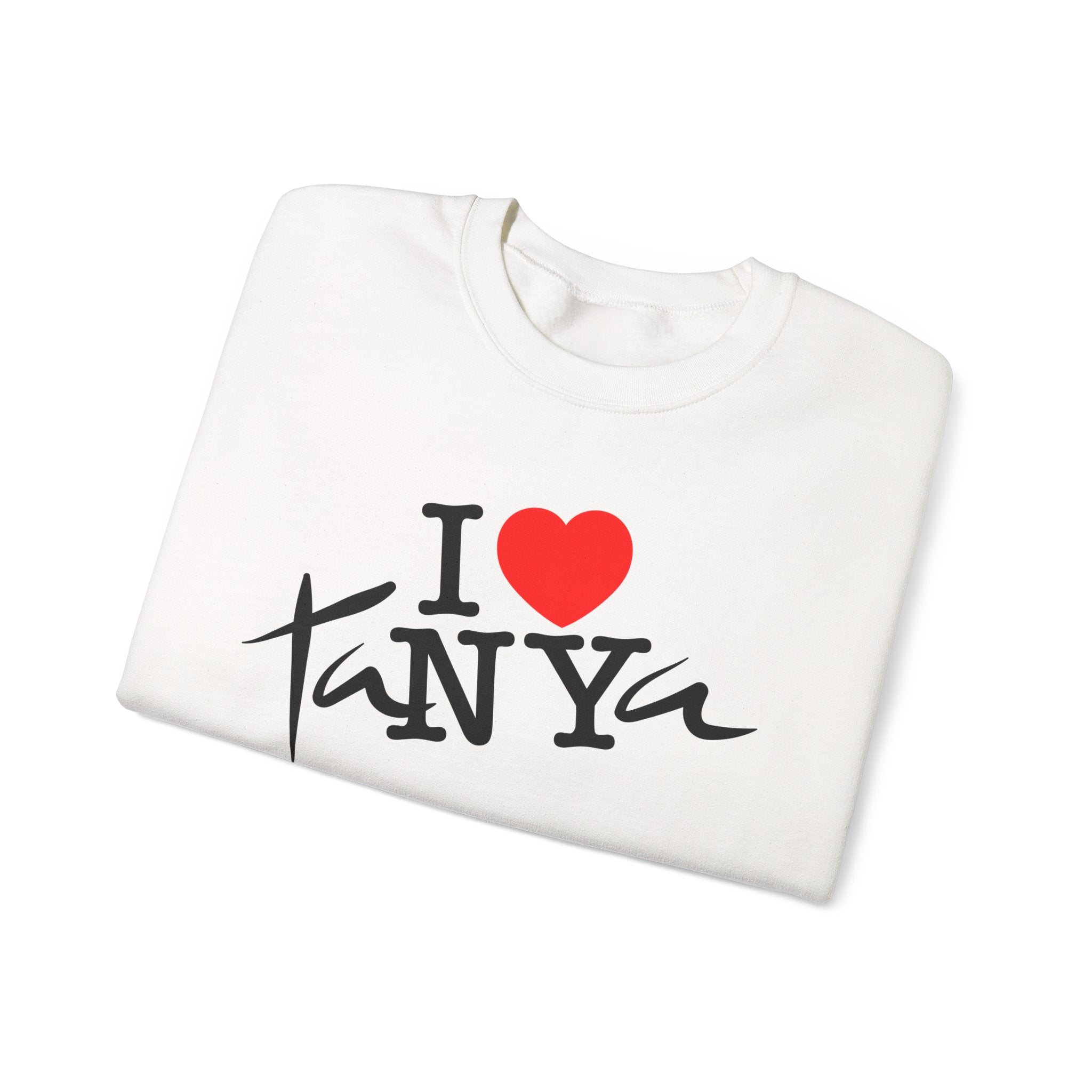 I Love Tanya - Unisex Heavy Blend™ Crewneck Sweatshirt