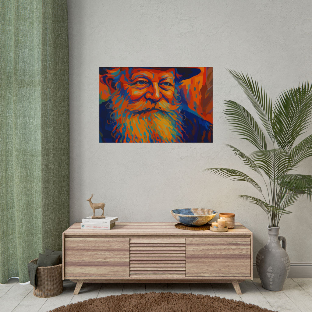 My Rebbe – Vibrant Rolled Art Print | BeShvilo Collection