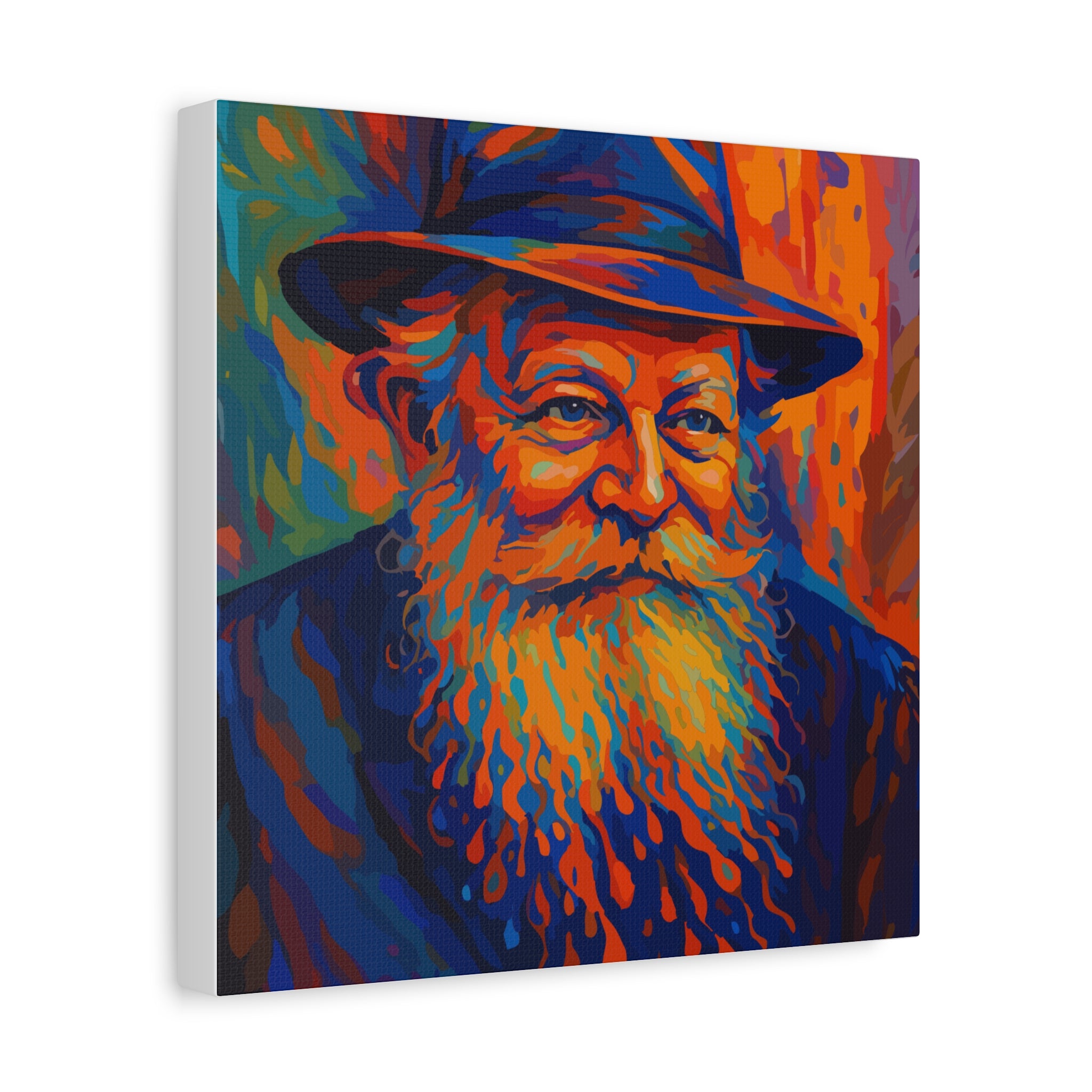 My Rebbe - Colorful Portrait Canvas Print