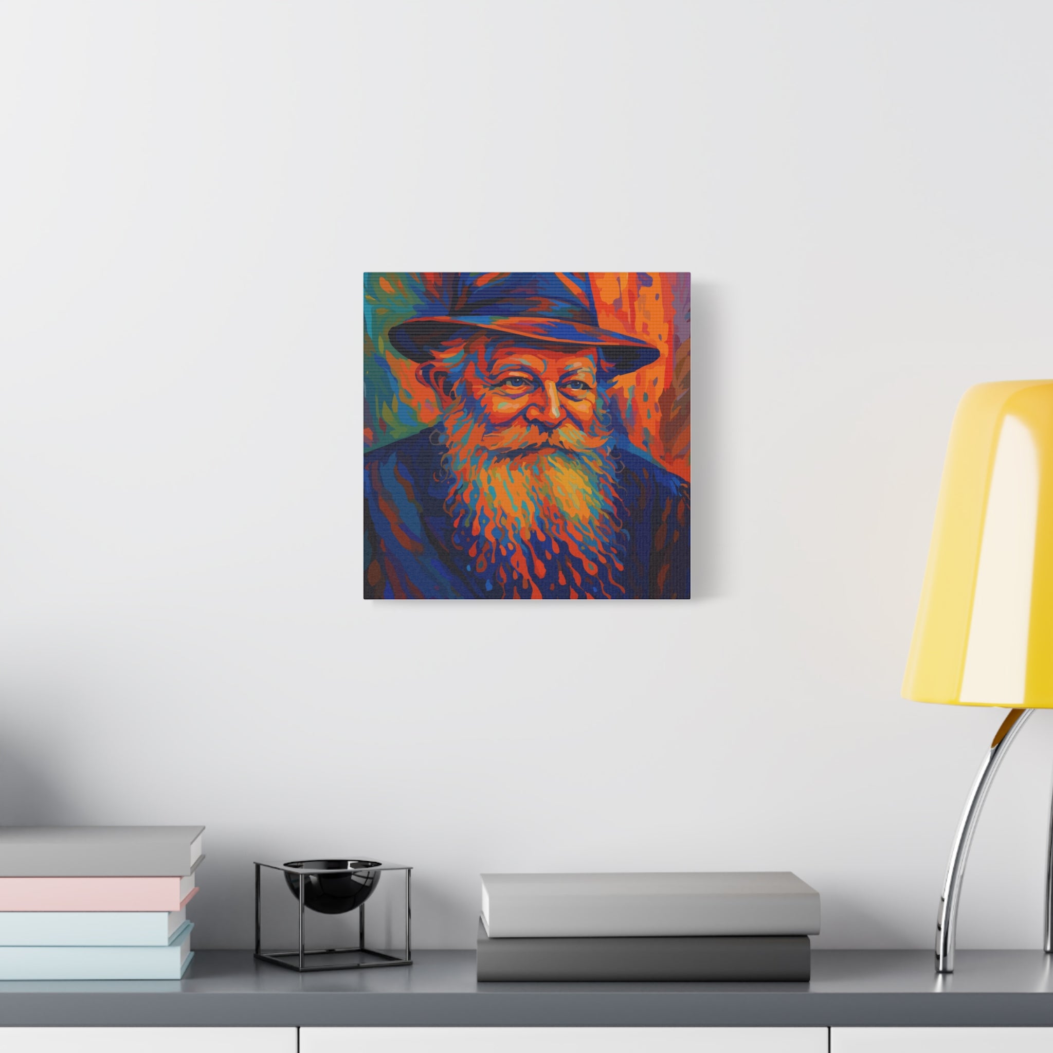 My Rebbe - Colorful Portrait Canvas Print