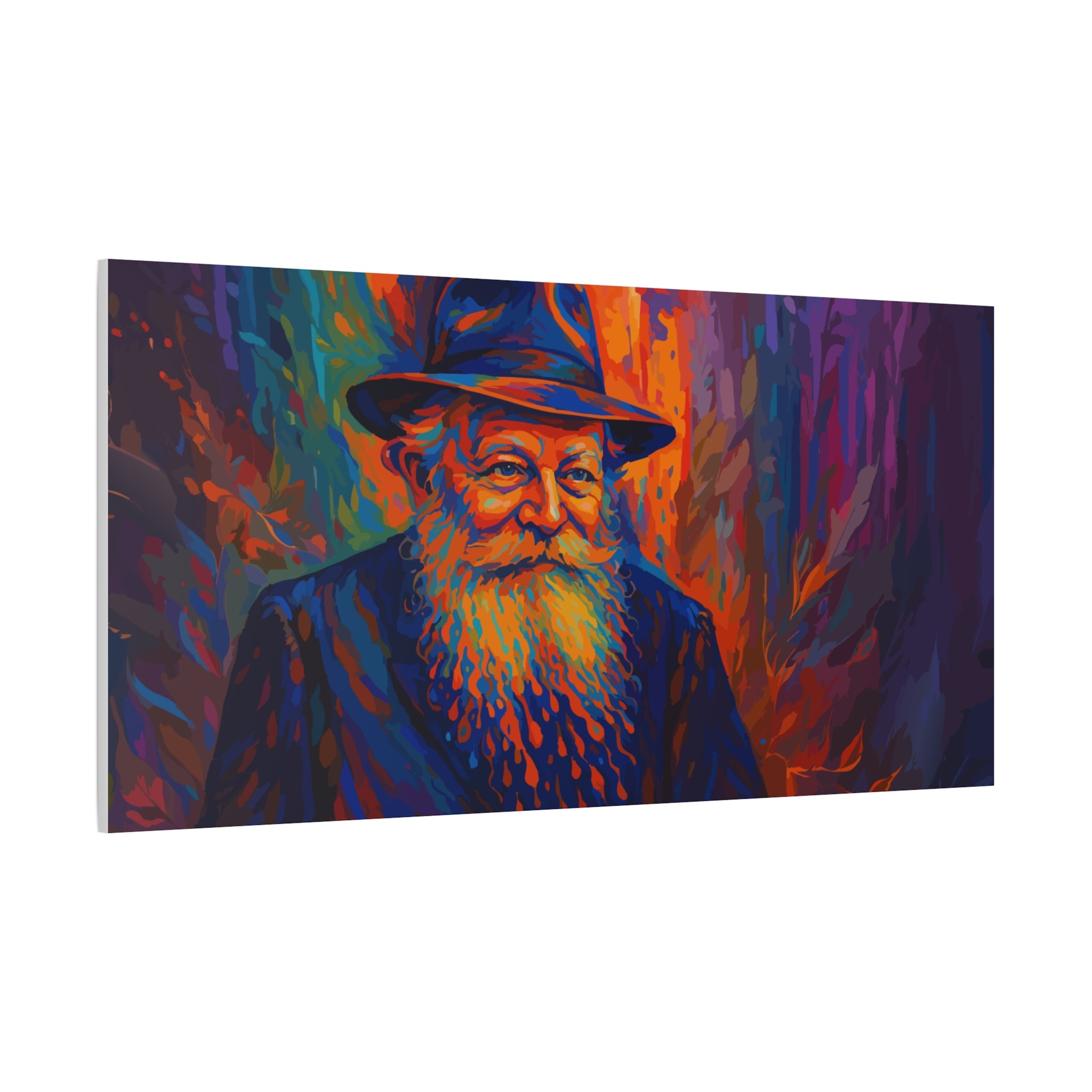 My Rebbe - Colorful Portrait Canvas Print