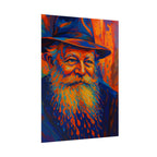 My Rebbe Canvas Art Print | Vibrant Lubavitcher Rebbe Wall Décor by BeShvilo