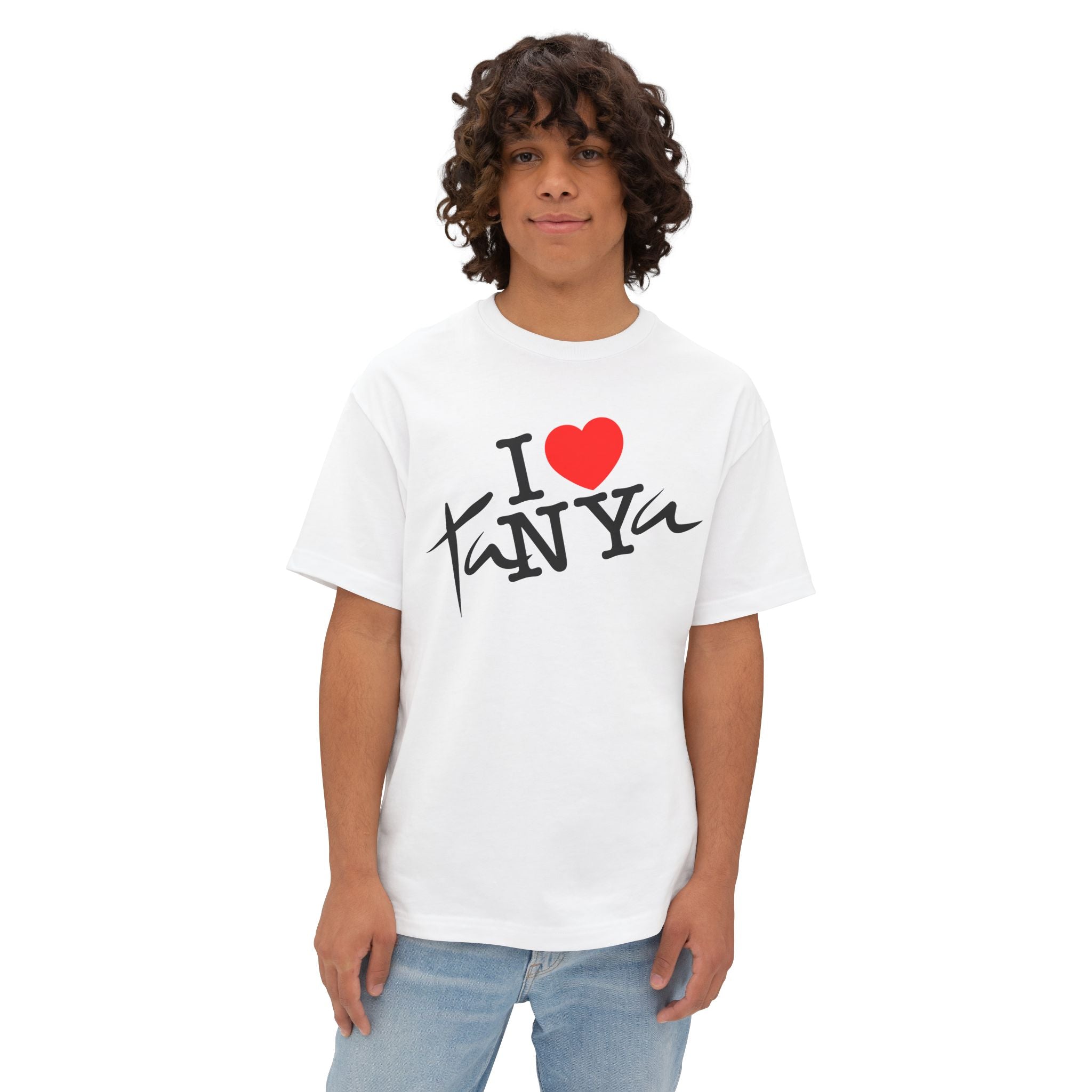 I ❤️ Tanya - Unisex Oversized Boxy Tee