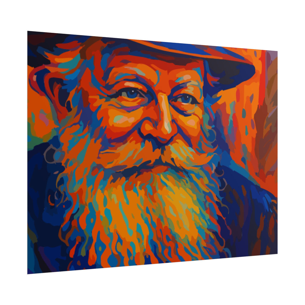 My Rebbe – Vibrant Rolled Art Print | BeShvilo Collection