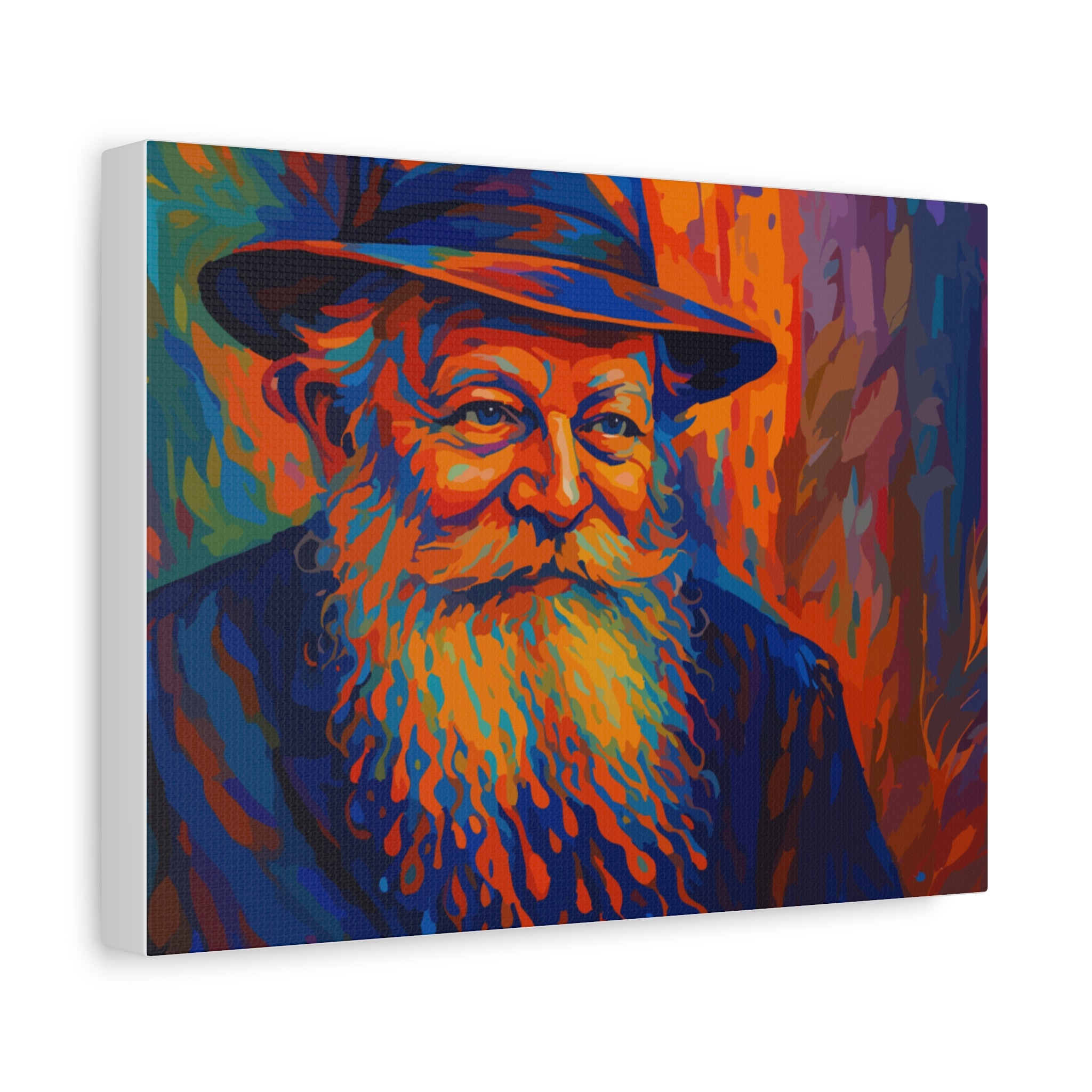 My Rebbe - Colorful Portrait Canvas Print