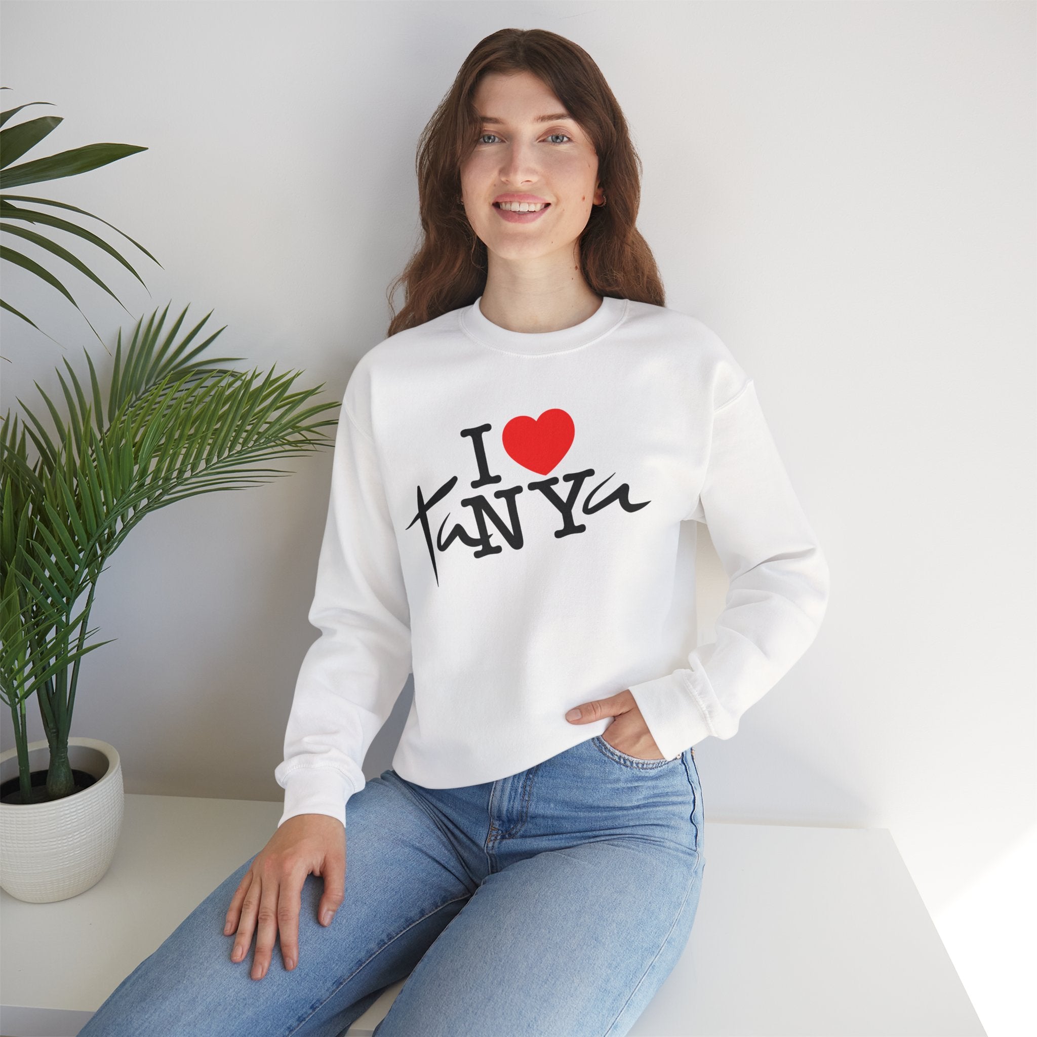 I ❤️ Tanya – Unisex Heavy Blend™ Crewneck Sweatshirt | BeShvilo Collection