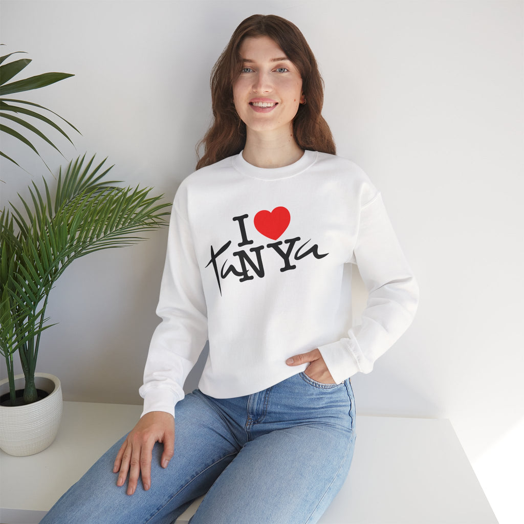I Love Tanya - Unisex Heavy Blend™ Crewneck Sweatshirt