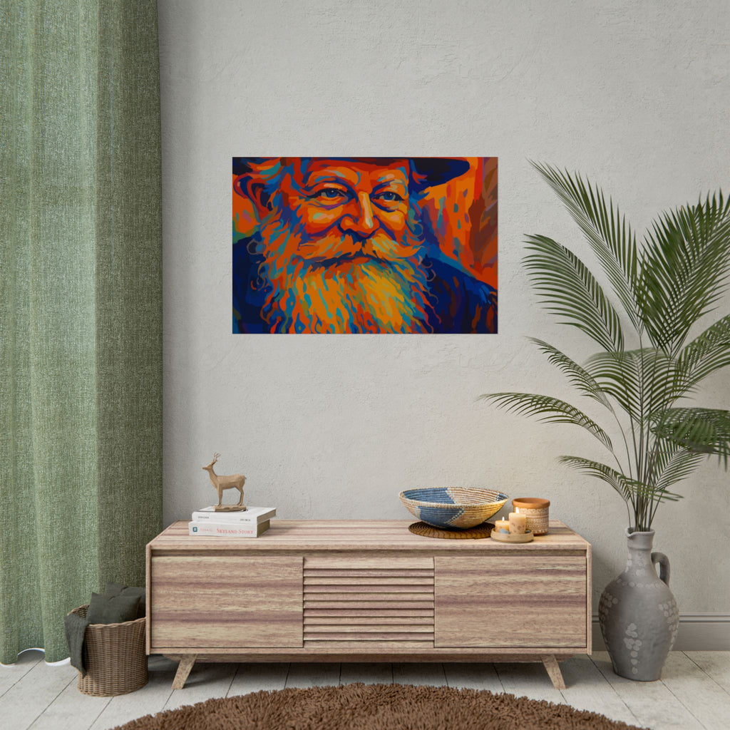 My Rebbe – Vibrant Rolled Art Print | BeShvilo Collection