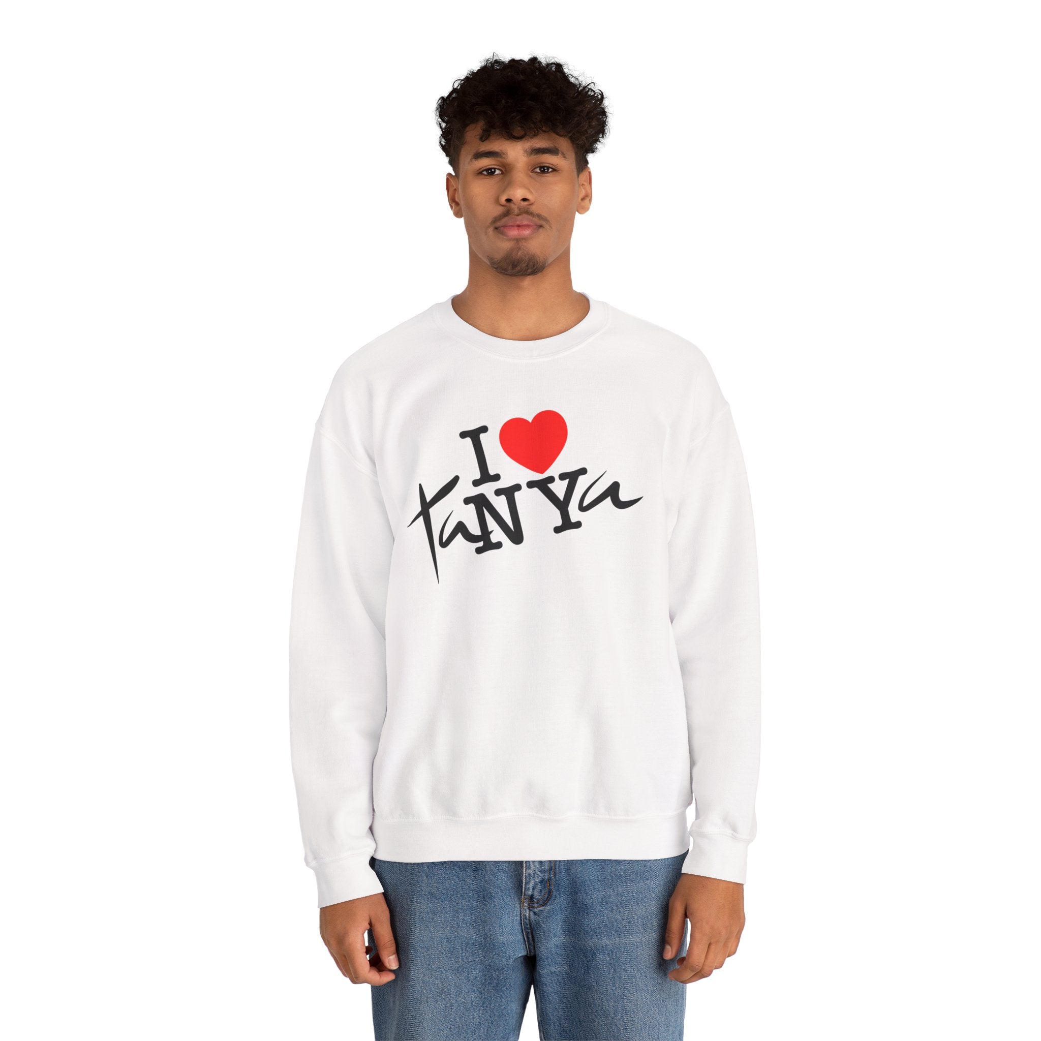 I ❤️ Tanya – Unisex Heavy Blend™ Crewneck Sweatshirt | BeShvilo Collection